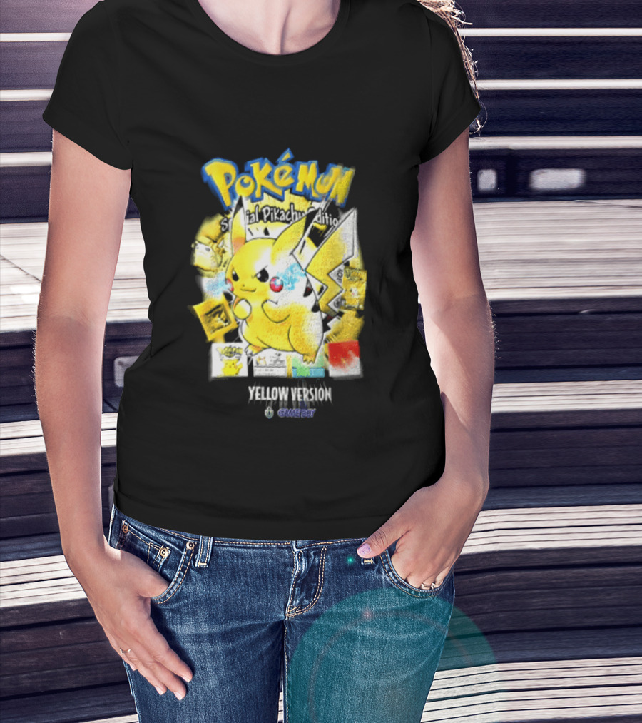 Pokémon Special Pikachu Edition Yellow Version Game Boy Nintendo T-Shirt