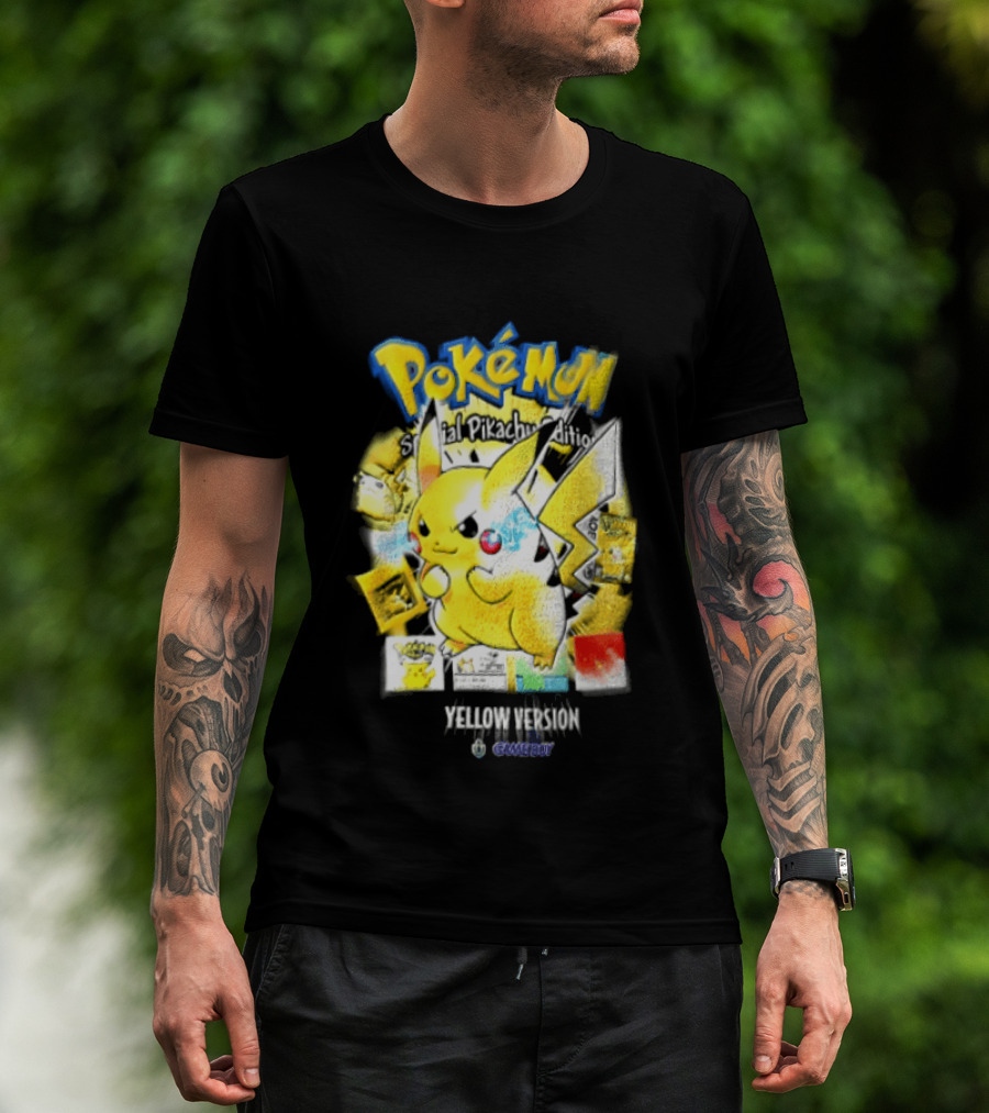 Pokémon Special Pikachu Edition Yellow Version Game Boy Nintendo T-Shirt