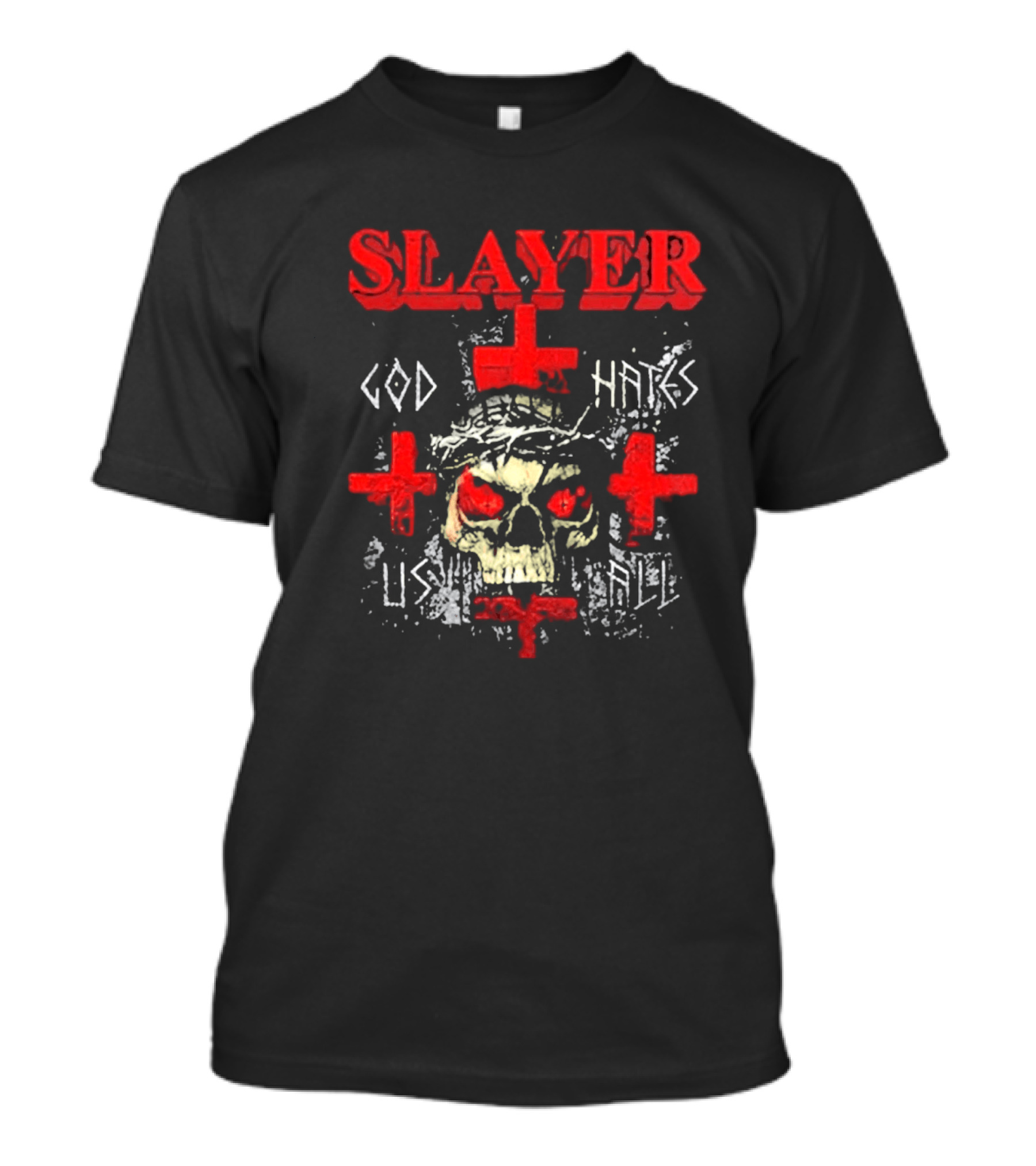 Slayer God Hates Us All Skull Cross 25th Anniversary T-Shirt