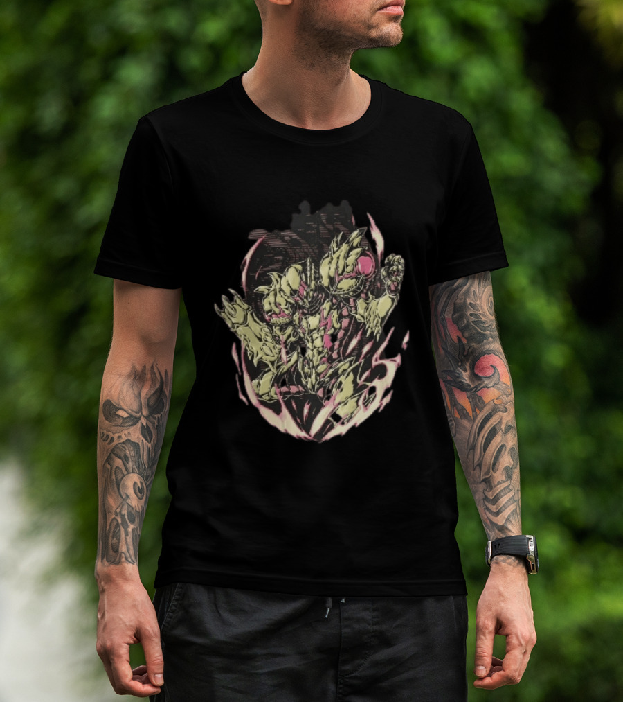 Metroid Samus Aran Suit Glowing Aura Halftone Powering Up T-Shirt