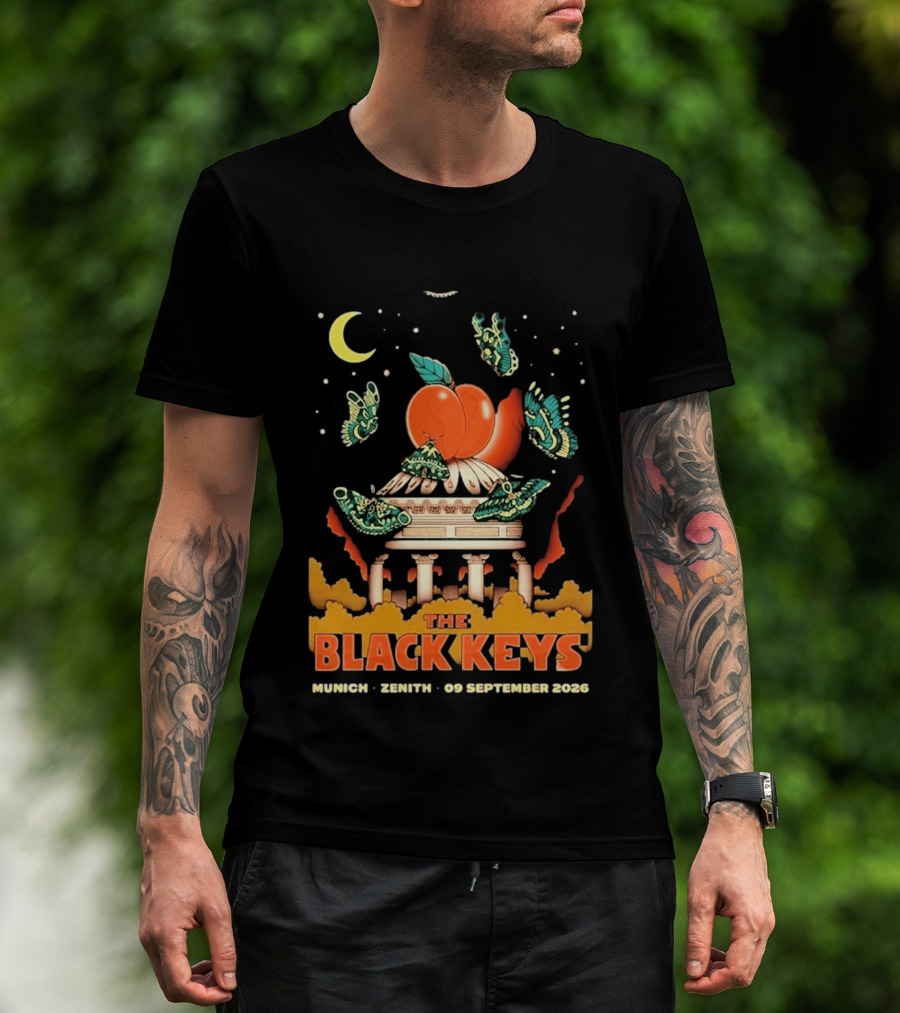 The Black Keys Peaches N Kream World Tour Munich Zenith September 2026 T-Shirt