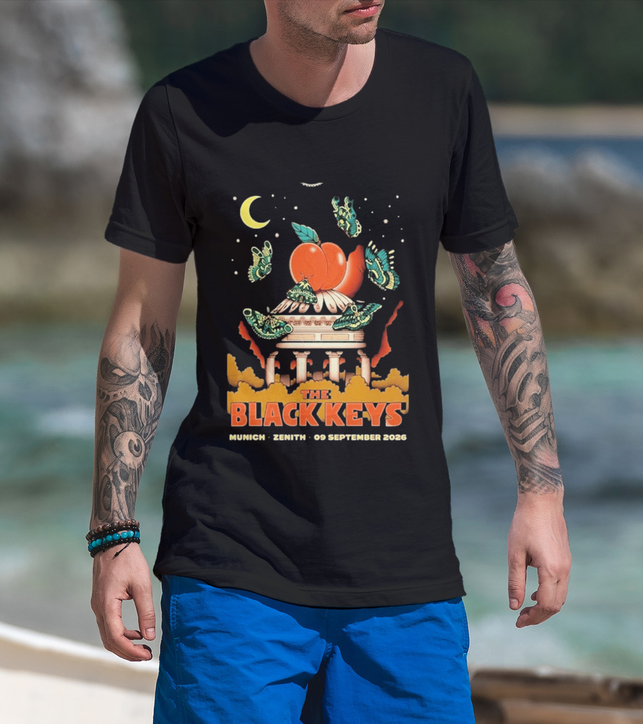 The Black Keys Peaches N Kream World Tour Munich Zenith September 2026 T-Shirt