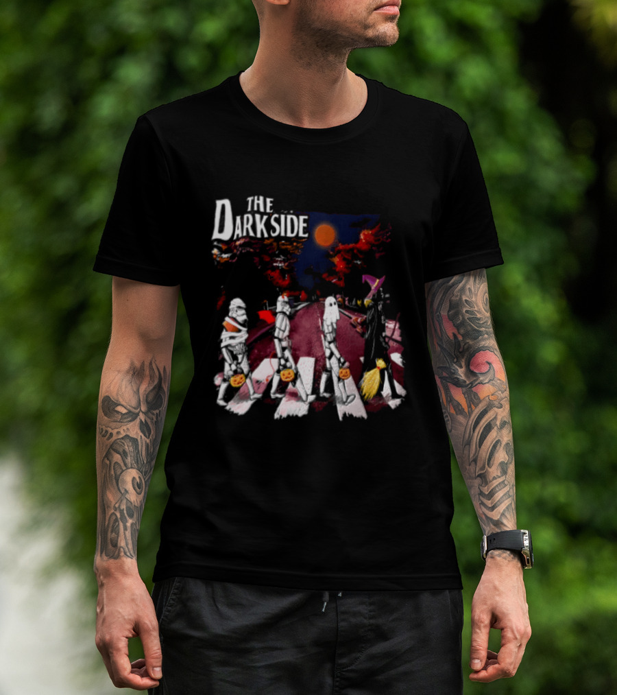 The Dark Side Star Wars Stormtroopers Darth Vader Halloween Pumpkin Parade T-Shirt