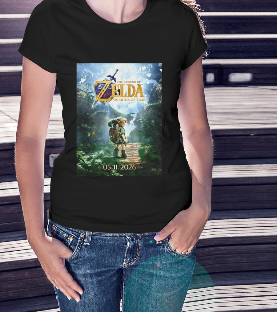 The Legend Of Zelda Ocarina Of Time 05/11/2026 Nitendo Switch 2 Release T-Shirt