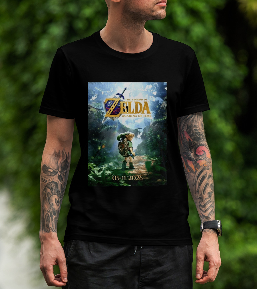 The Legend Of Zelda Ocarina Of Time 05/11/2026 Nitendo Switch 2 Release T-Shirt