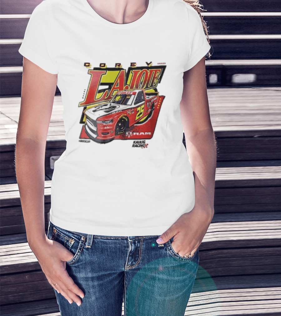Corey Lajoie Number 25 Ram Truck Kaulig Racing Nascar T-Shirt