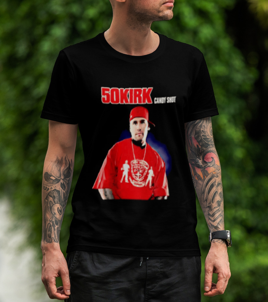 50KIRK Candy Shot Man Red Outfit T-Shirt