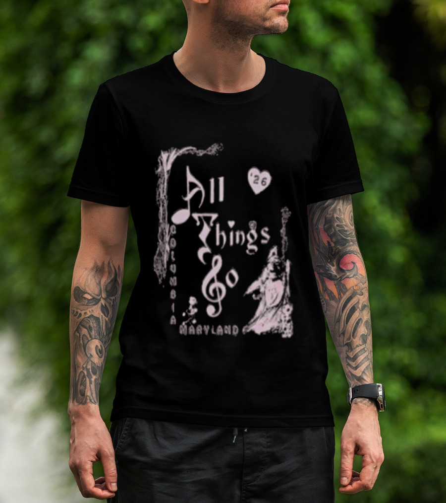 All Things Go NYC Festival 2026 DC Garden Angel T-Shirt