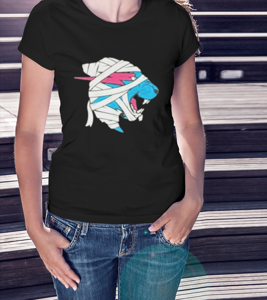 Mrbeast Mummy Panther Wrapped Beast Head T-Shirt