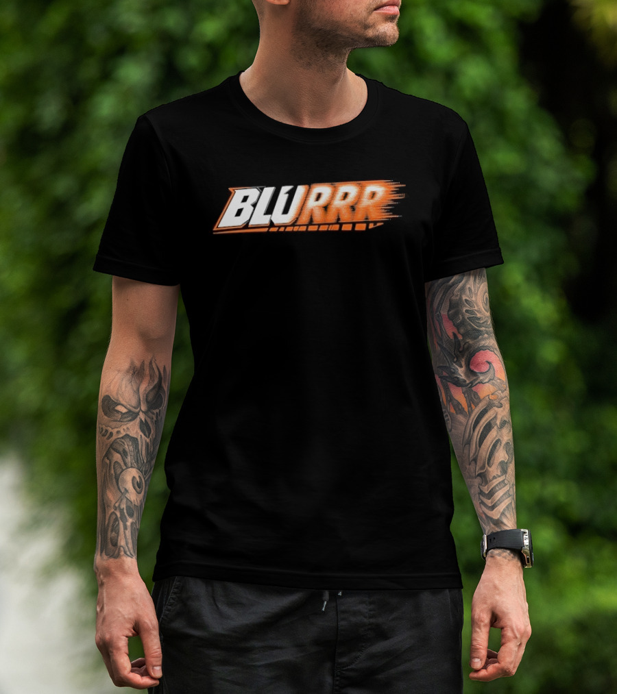 Cincinnati Bengals Blurrr Football T-Shirt