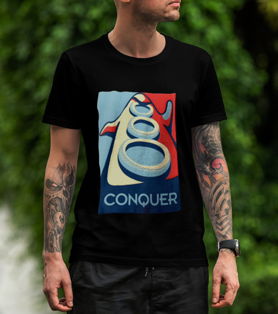 Conquer Penguin Three Rings T-Shirt