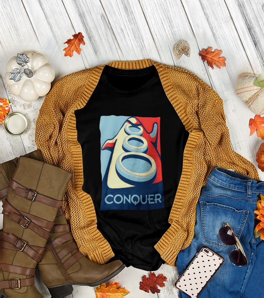 Conquer Penguin Three Rings T-Shirt