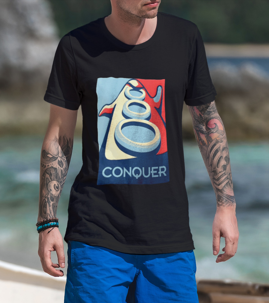 Conquer Penguin Three Rings T-Shirt