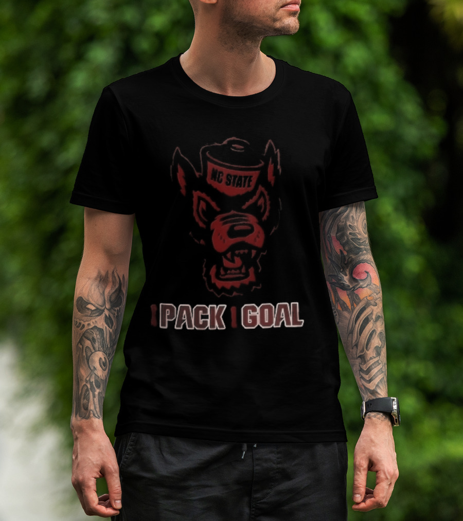 NC State Wolfpack NCAA Pack Goal Sailor Hat Camouflage T-Shirt