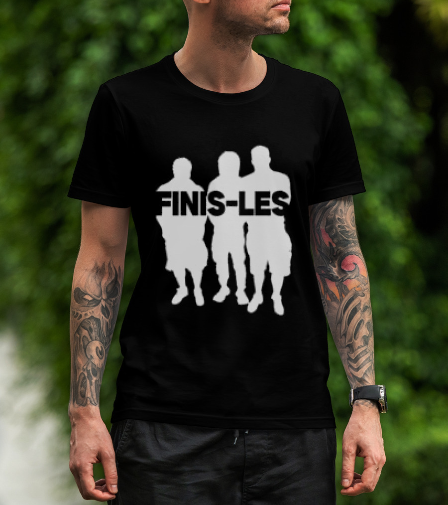 La Feve Store Finis Les Bold Figures White Silhouette Group T-Shirt