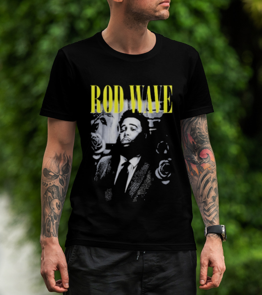 Rod Wave Don't Look Down Tour 2026 Rose Garden Concert Dates T-Shirt
