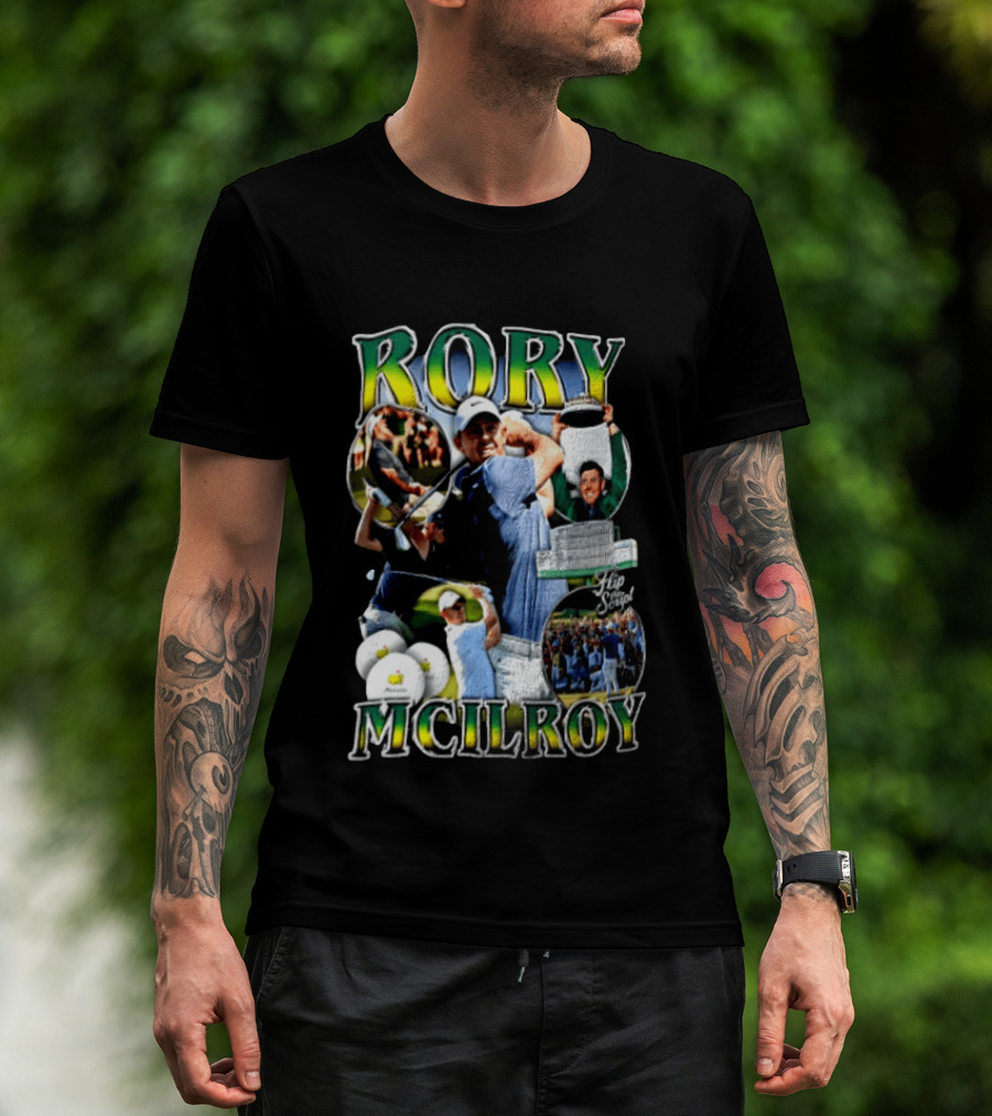 Rory McIlroy Flip The Script Golf Masters Tournament Highlights And Victories T-Shirt