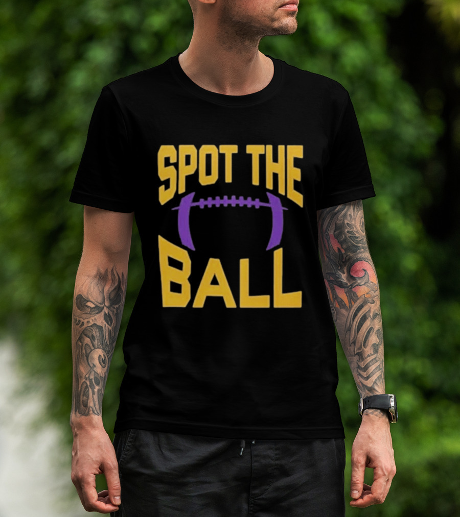 Spot The Ball Football Enthusiast Game Challenge T-Shirt