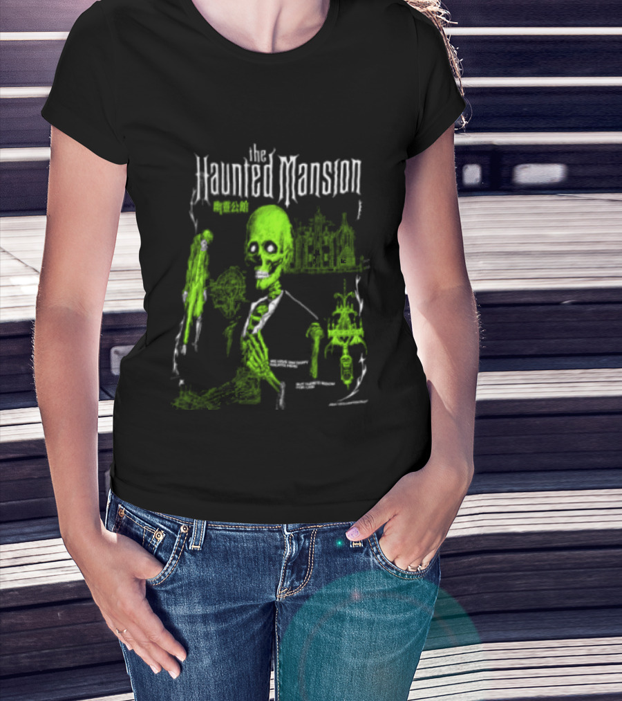 The Haunted Mansion 999 Happy Haunts Room For 1000 Any Volunteers T-Shirt