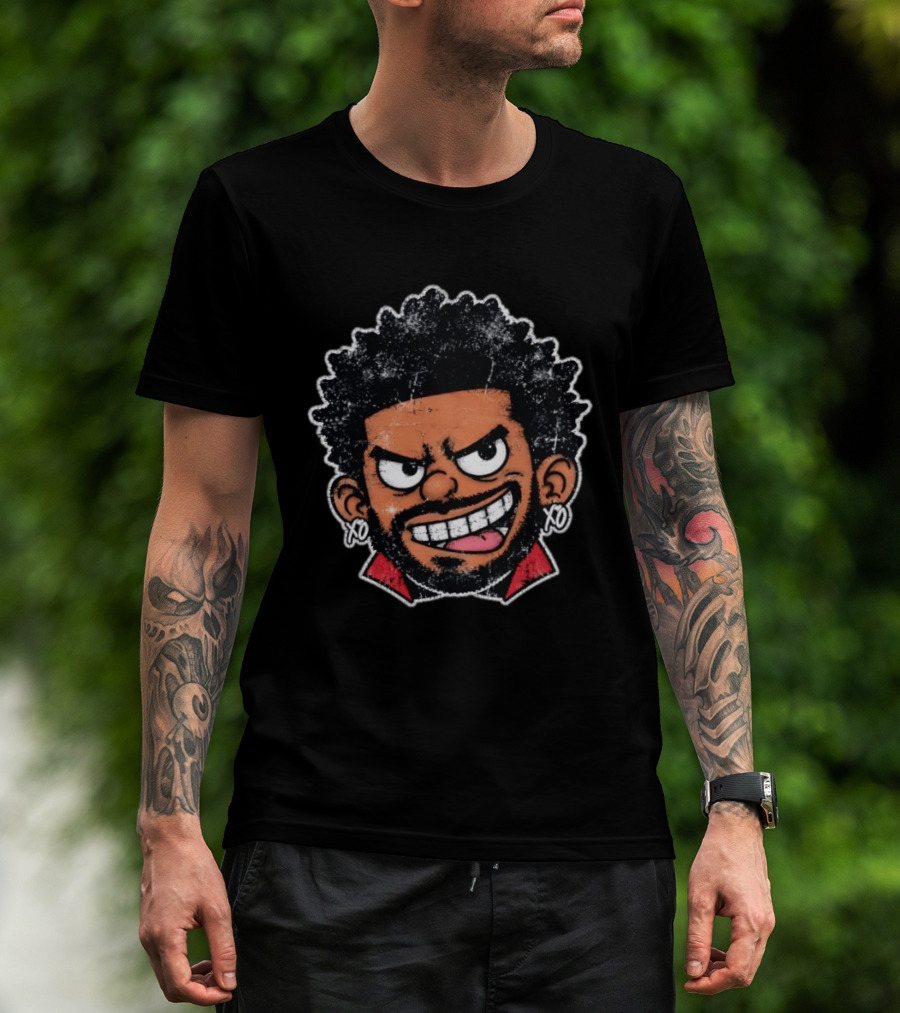 The Weeknd XO Earrings Cartoon T-Shirt