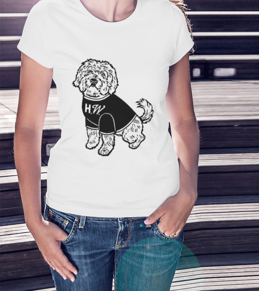 Hayley Williams Alf Raglan Dog Wearing T-Shirt