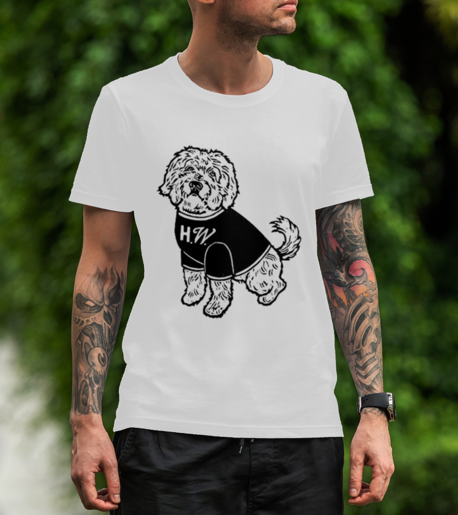 Hayley Williams Alf Raglan Dog Wearing T-Shirt