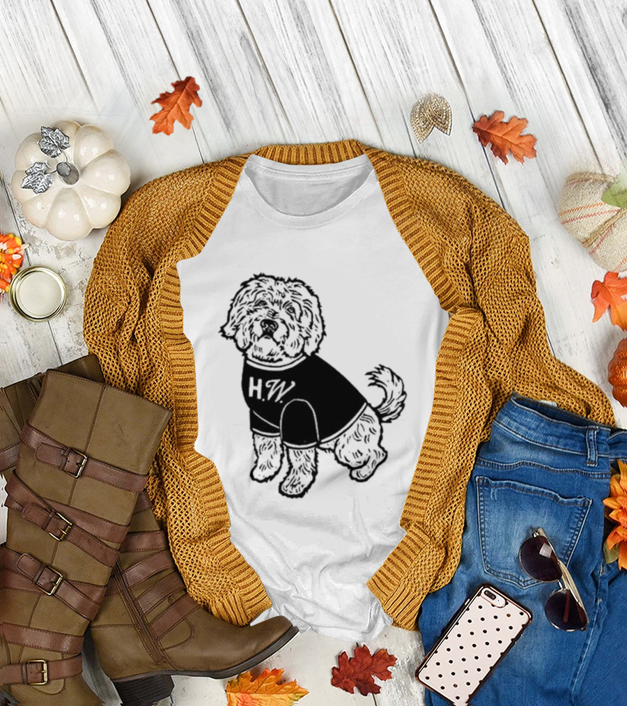 Hayley Williams Alf Raglan Dog Wearing T-Shirt