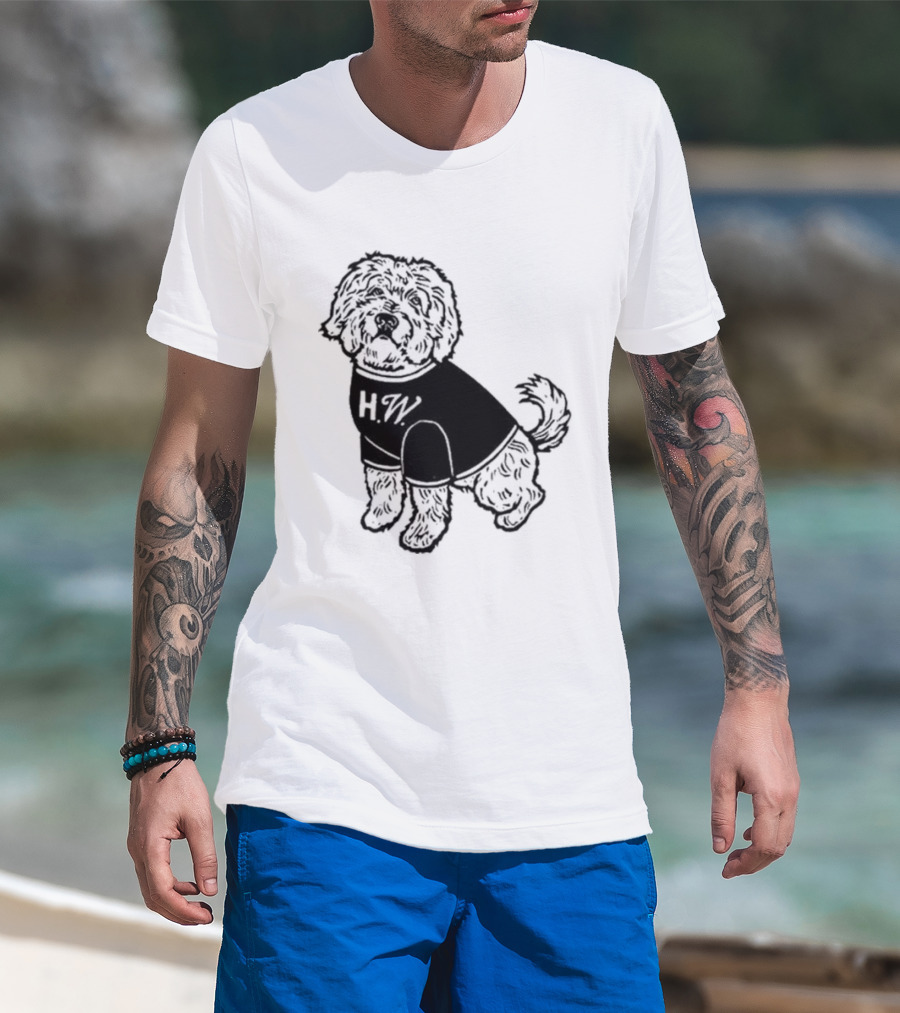 Hayley Williams Alf Raglan Dog Wearing T-Shirt