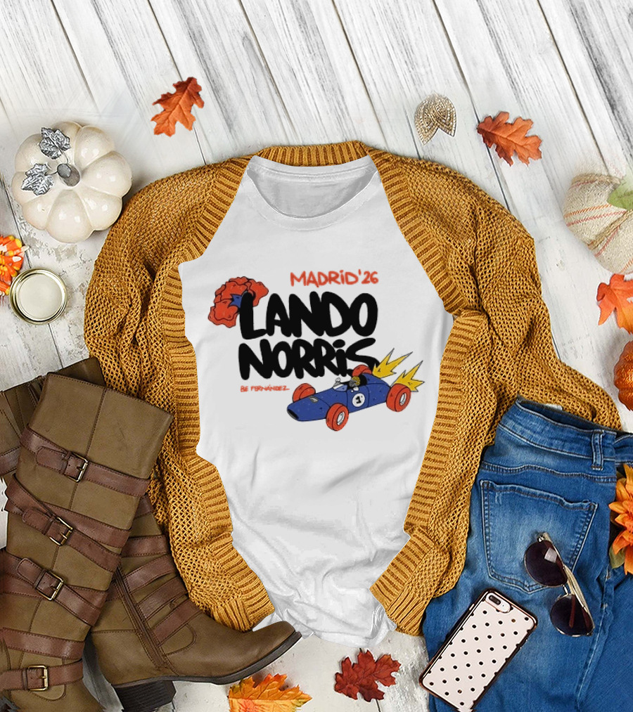 Maddio's Lando Norris Racing Car T-Shirt