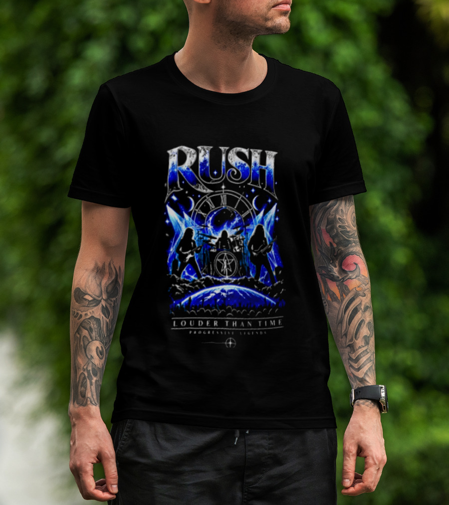 Rush Louder Than Time Closer To The Stars Progressive Legends T-Shirt