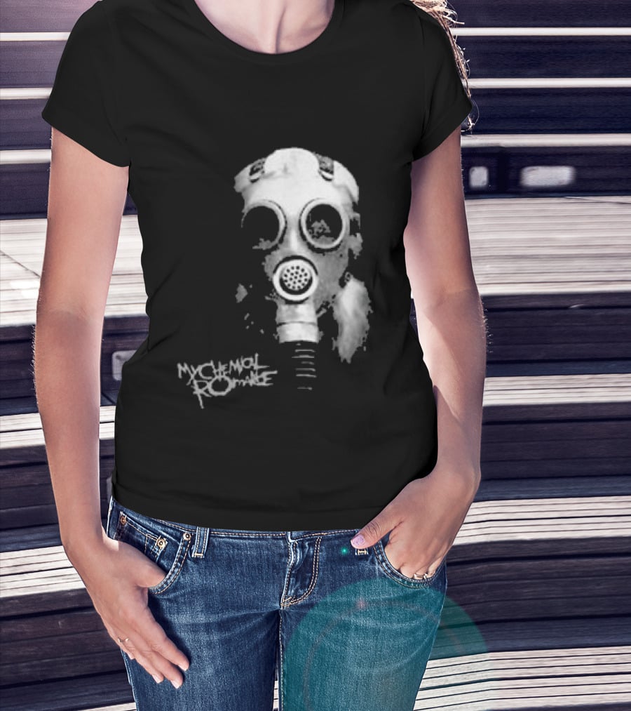 My Chemical Romance Gas Mask Mother War We're Damned Afterall T-Shirt