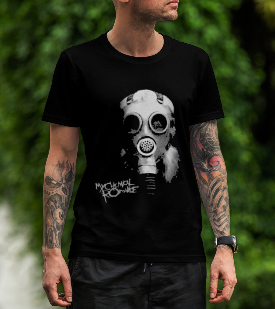 My Chemical Romance Gas Mask Mother War We're Damned Afterall T-Shirt