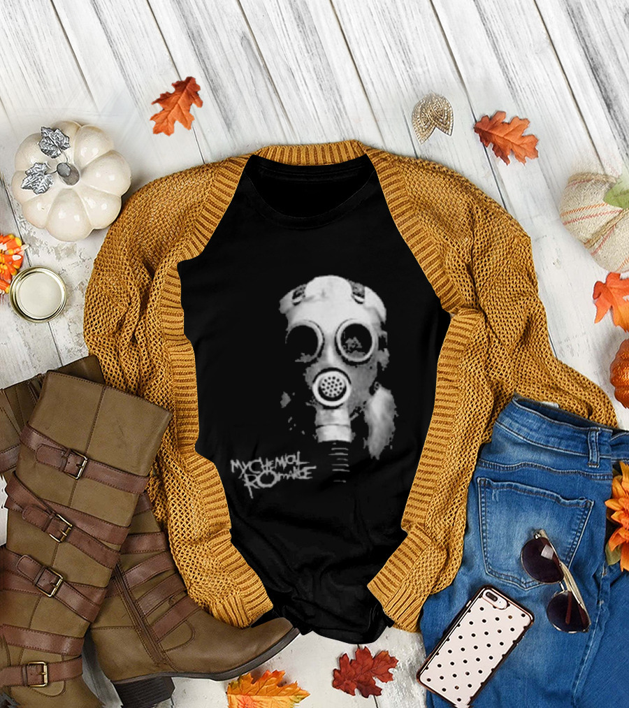 My Chemical Romance Gas Mask Mother War We're Damned Afterall T-Shirt