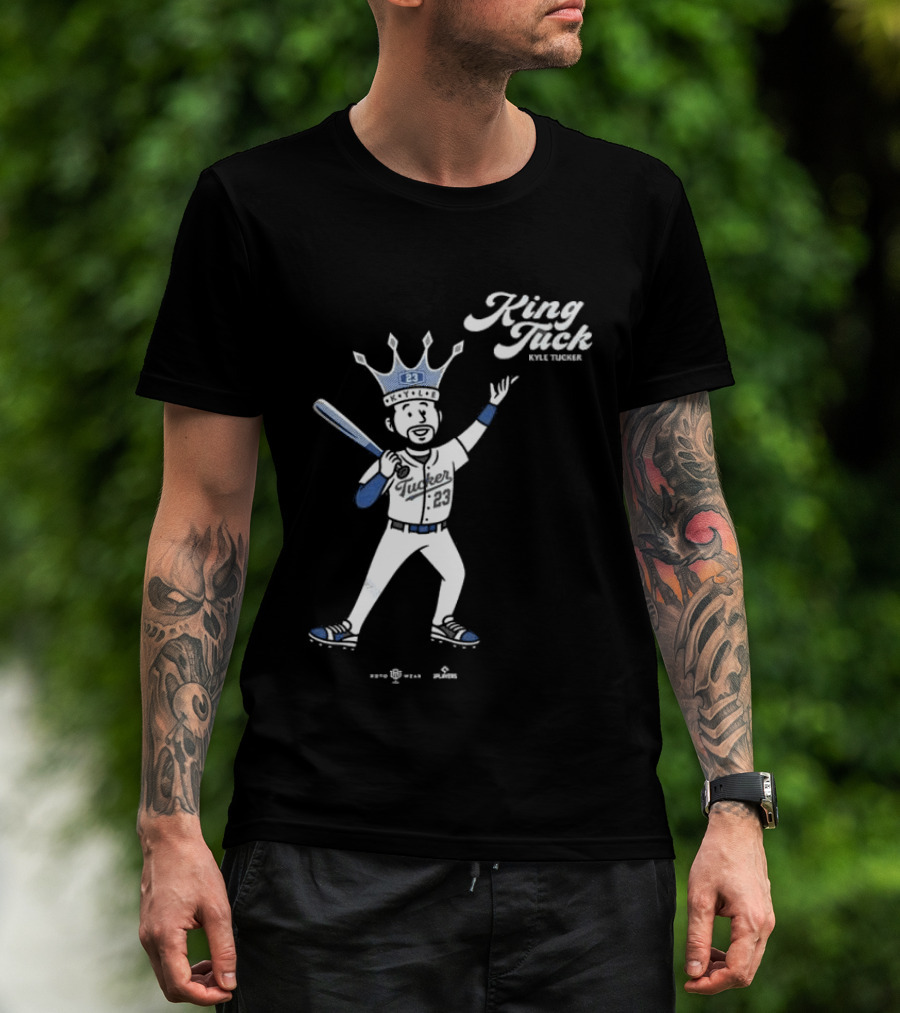 King Tuck Kyle Tucker Baseball 23 Crown Blue T-Shirt