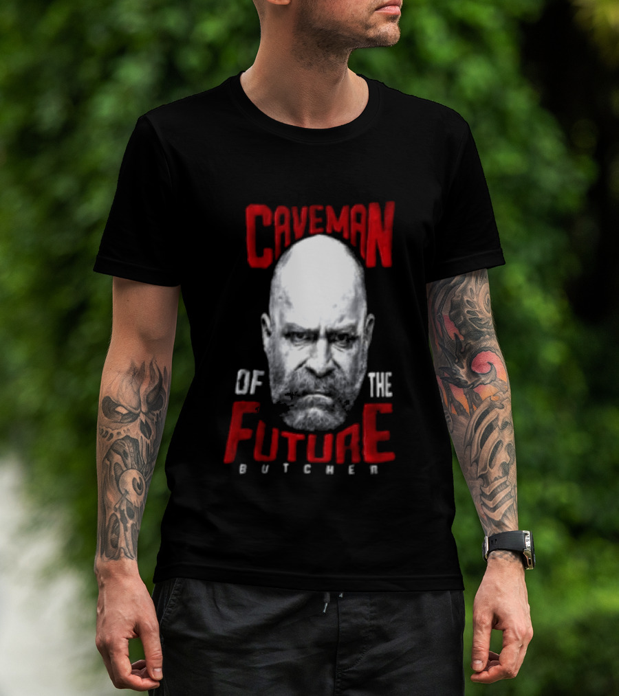 Caveman Of The Future Butcher Iconic Face T-Shirt