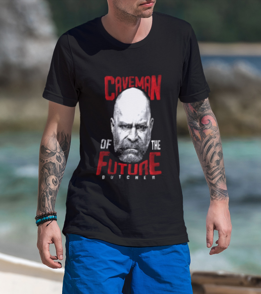 Caveman Of The Future Butcher Iconic Face T-Shirt