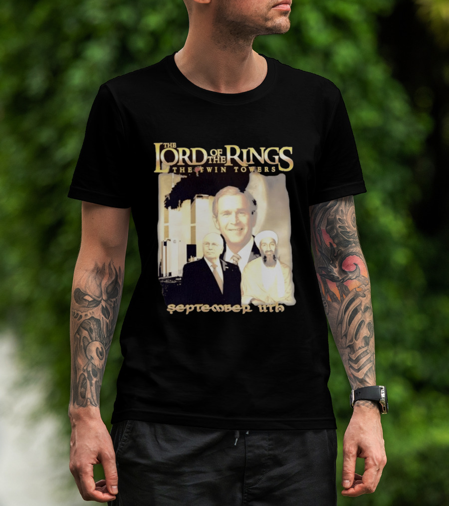 The Lord Of The Rings The Twin Towers September 11th T-Shirt
