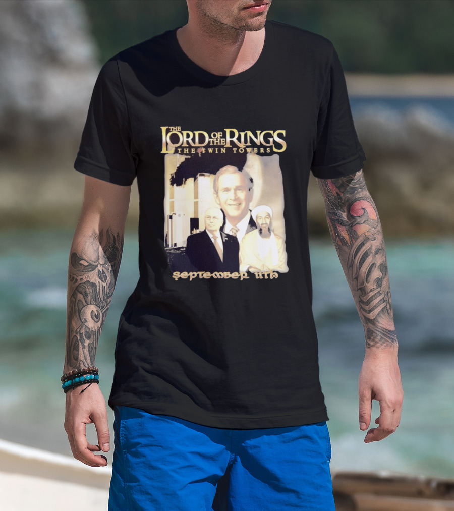 The Lord Of The Rings The Twin Towers September 11th T-Shirt