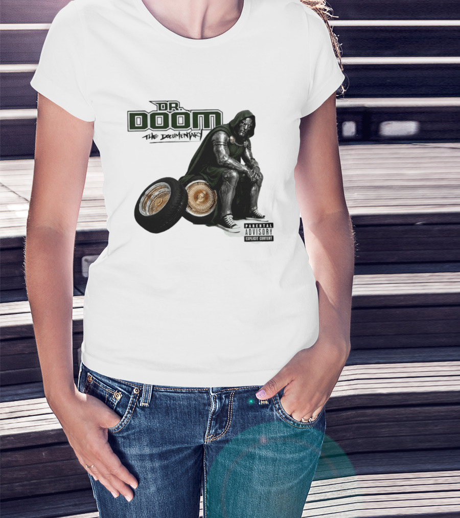 Dr Doom The Documentary Marvel Hip Hop Parental Advisory T-Shirt