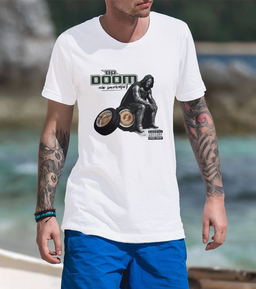 Dr Doom The Documentary Marvel Hip Hop Parental Advisory T-Shirt