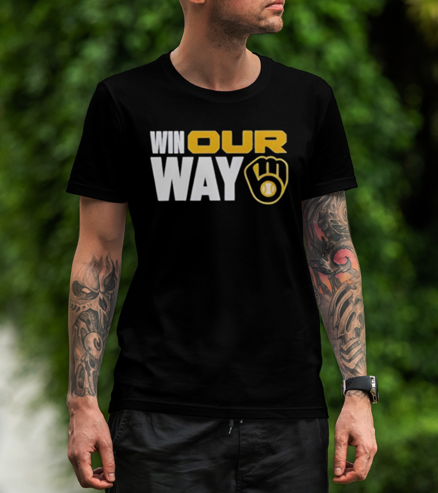 Milwaukee Brewers 2026 Postseason Win Our Way Clinched T-Shirt