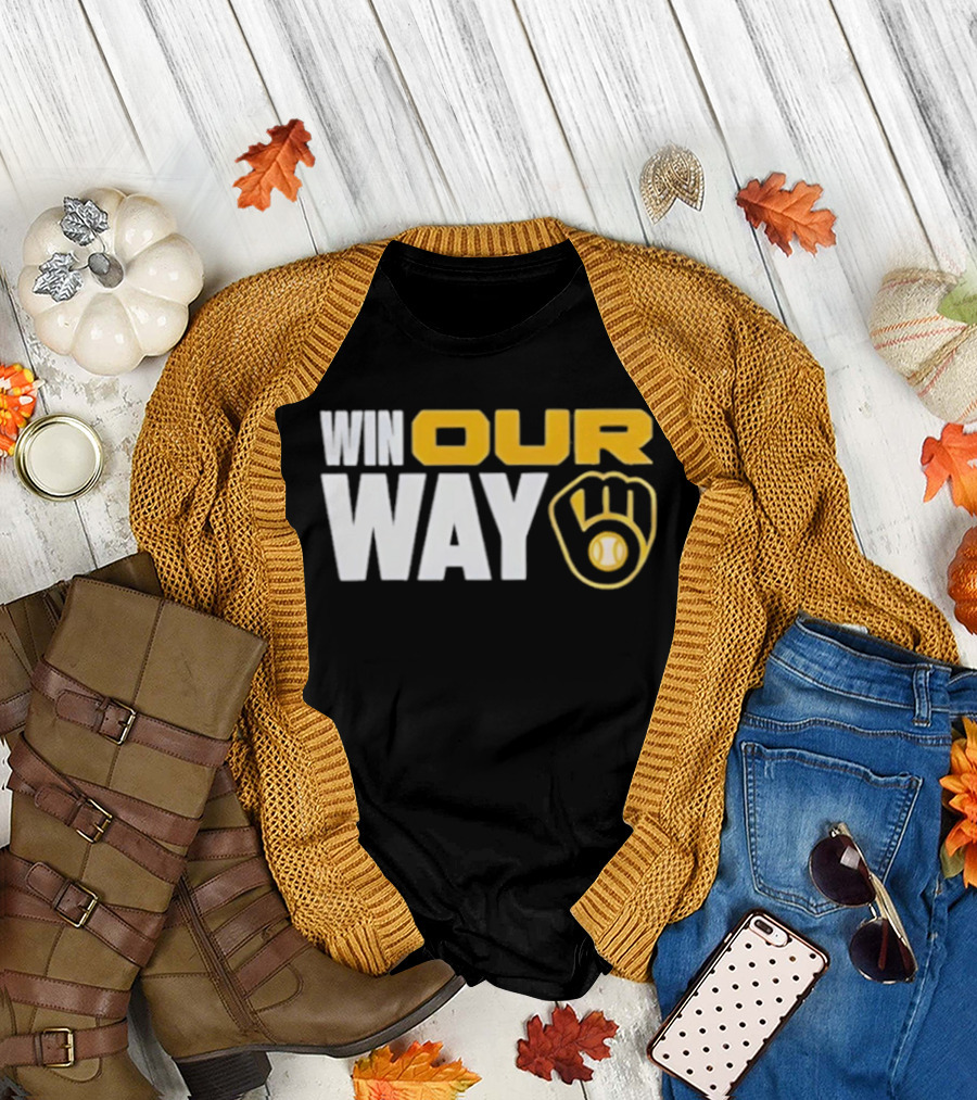 Milwaukee Brewers 2026 Postseason Win Our Way Clinched T-Shirt