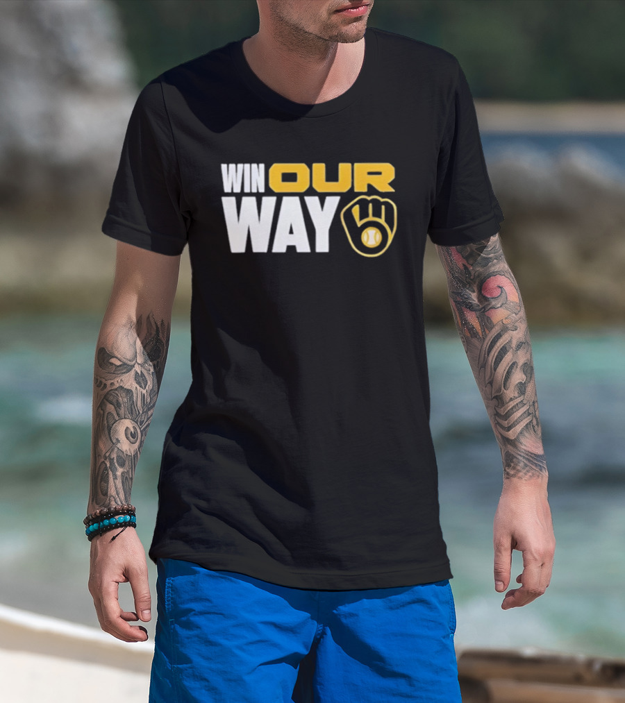 Milwaukee Brewers 2026 Postseason Win Our Way Clinched T-Shirt