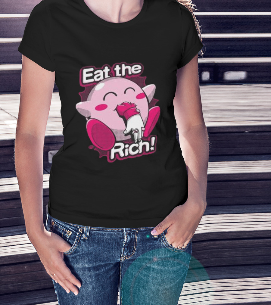 Punkwithacamera Store Eat The Rich Clay Graham Kirby Eating Hand T-Shirt