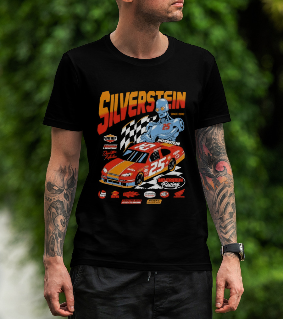Silverstein Racecar 25 Racing WBIEF Since 2000 T-Shirt