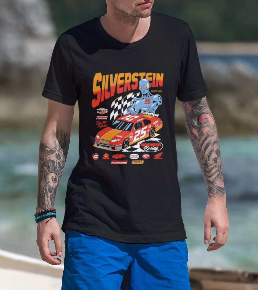 Silverstein Racecar 25 Racing WBIEF Since 2000 T-Shirt