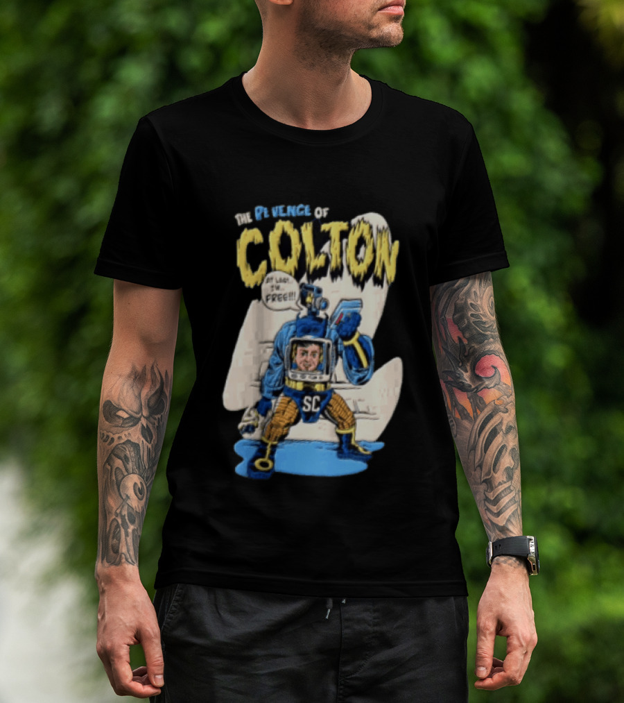 The Revenge Of Colton At Last I Am Free SC Robot Camera Head Video T-Shirt