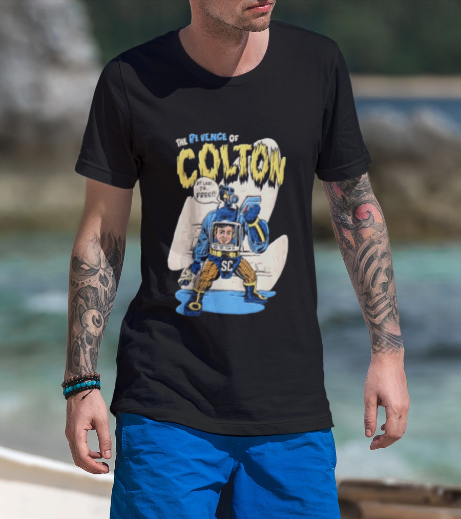 The Revenge Of Colton At Last I Am Free SC Robot Camera Head Video T-Shirt