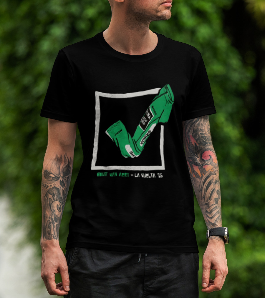 Wout Van Aert La Vuelta 26 Visma Lease A Bike Skoda Cycling Jersey T-Shirt