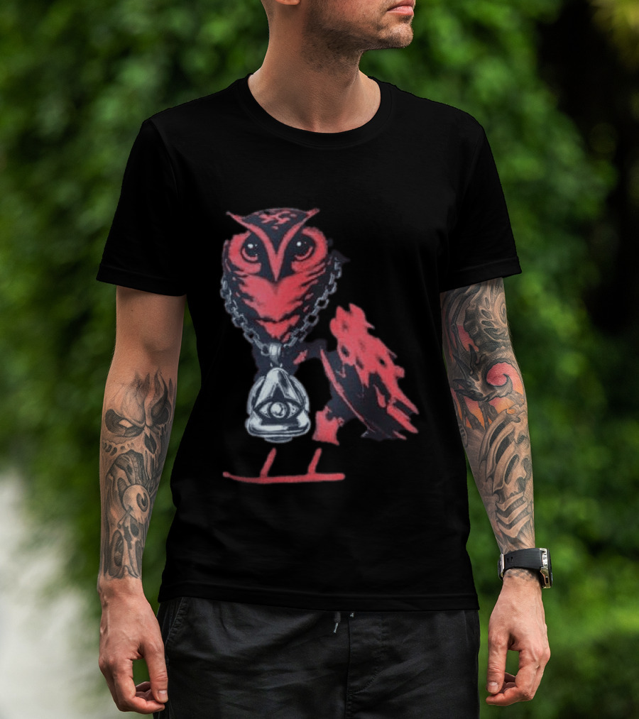 Yeat Store Love Lyfe Ovo Tour Owl With Eye Pendant T-Shirt
